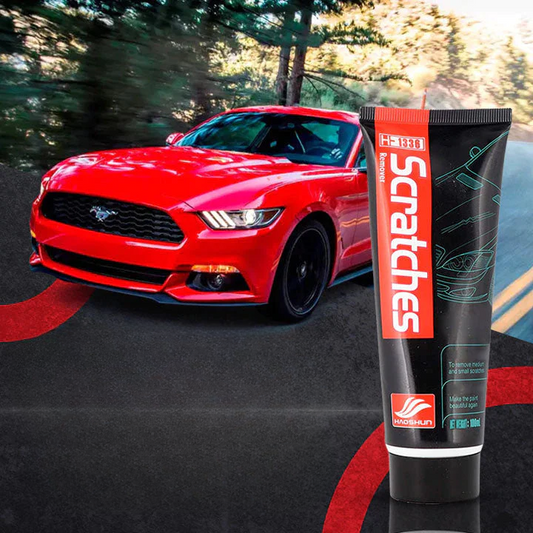 Kit til at fjerne ridser fra bil – Restaureringscreme til maling + Applikatorpude