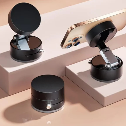 Support Telefono Auto – Fissaggio Magnetico Rotante e Sicuro