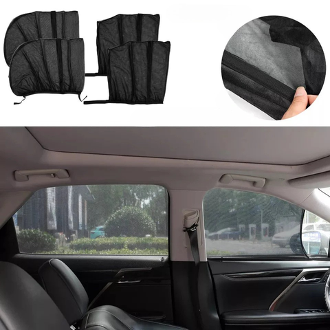 Set de 4 parasolare auto – Protecție completă pentru feronerie