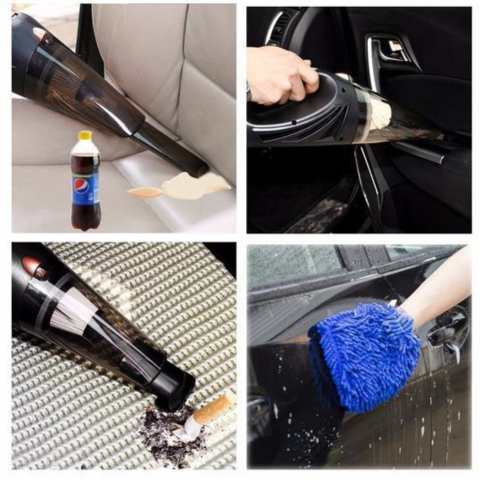 Aspirator Auto Portabil – Curățenie Rapidă și Fără Efort