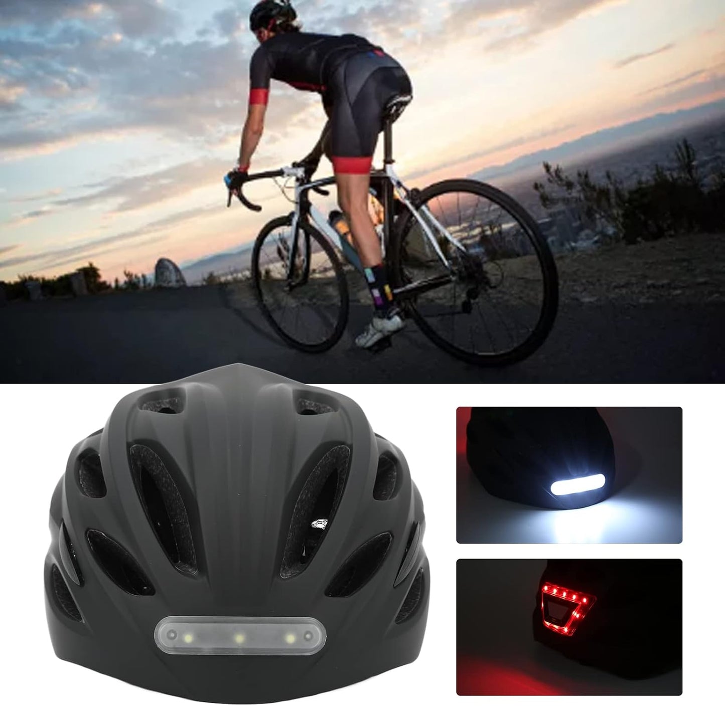 LED自転車ヘルメット安全 — 最大の視認性と保護