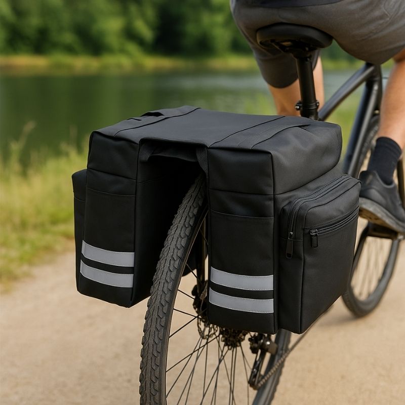 Zadné tašky na bicykel — Pohodlie na cestách a vysoká nosnosť