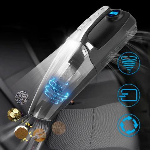 Bilstøvsuger 4-i-1 – Høj ydeevne 12V/120W