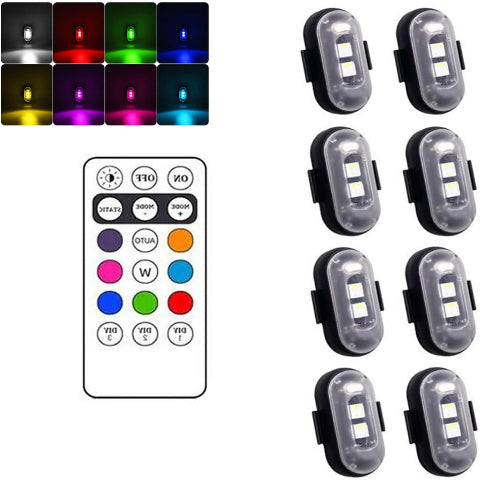 ضوء LED مضاد للاصطدام - ركوب الدراجات والدراجات النارية