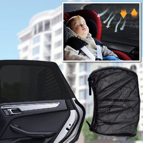 Set med 4 solskydd för bil – Snabb installation och solskydd