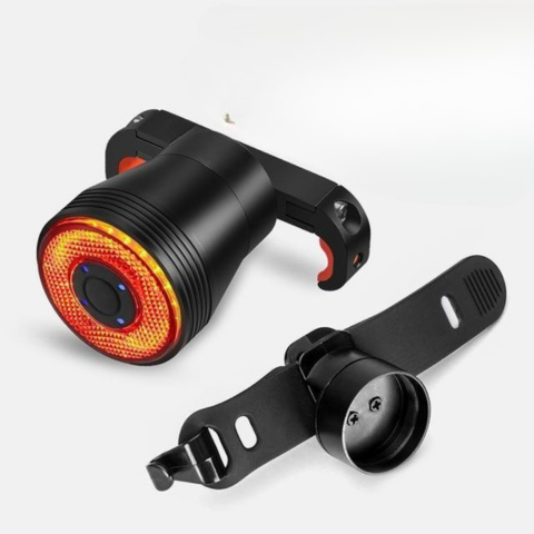 Fuegos traseros LED con sensor de freno inteligente — Ideal para trayectos urbanos y deportivos