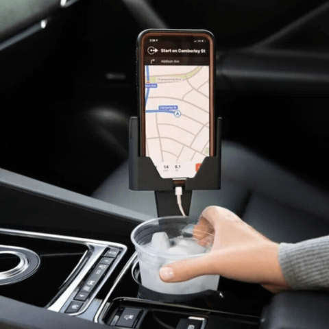 Multifunktionell telefonstöd 2 i 1 — Kompatibel med alla smartphones