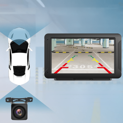 Multimedia-Multifunktionssystem für das Auto — GPS, Musik & Rückfahrkamera