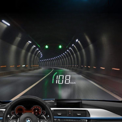 Visualización de Cabeza Alta Para Coche — Conducción Más Segura Y Cómoda