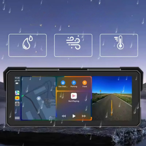 Multimedia System Motorcykel — GPS, Musik & Intelligent Kontrol