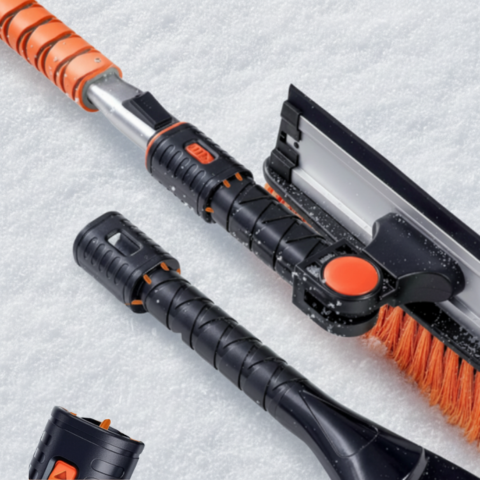 Schnee- und Eiskratzer — Verstellbarer und abnehmbarer Griff