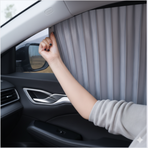 Parasole lato auto — Viaggio piacevole e protetto
