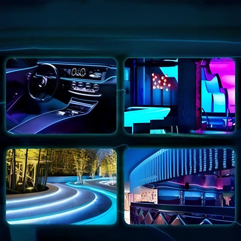 إضاءة LED مرنة - ألوان نابضة وتركيب سهل