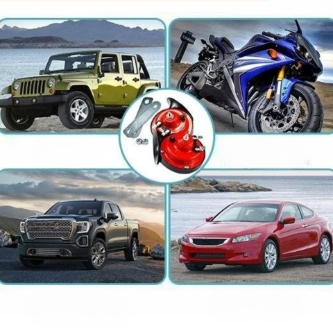 Univerzálny klaksón - pre motocykle, autá alebo nákladné vozidlá