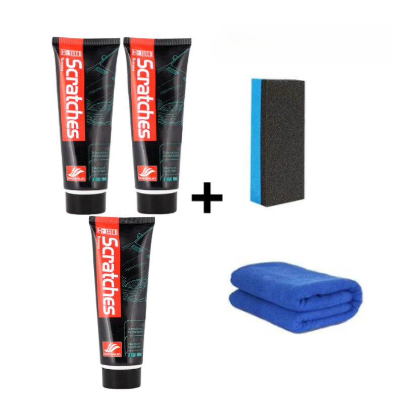 Kit Törlő-Csíkok Autóhoz – Festék Felújító Krém + Alkalmazó Szivacs