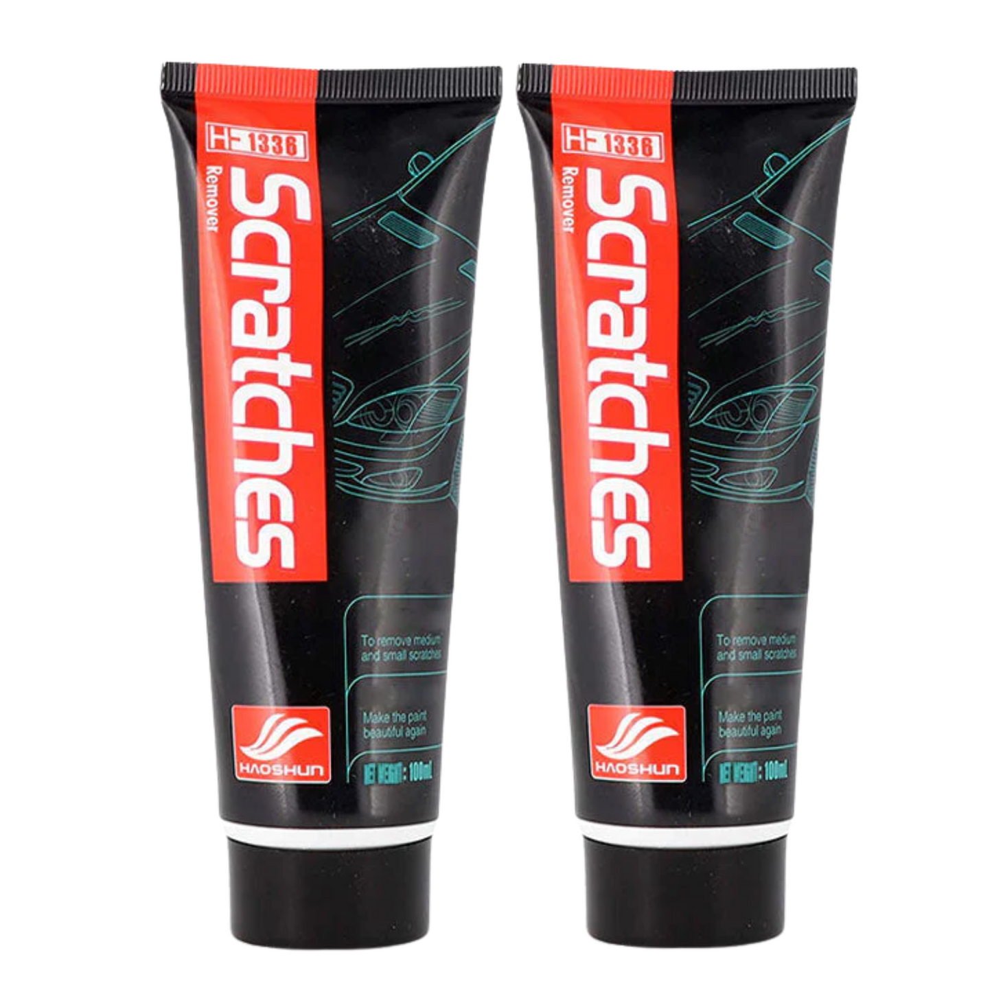 Kit Efface-Rayures Voiture – Crème Rénovatrice Peinture + Tampon Applicateur