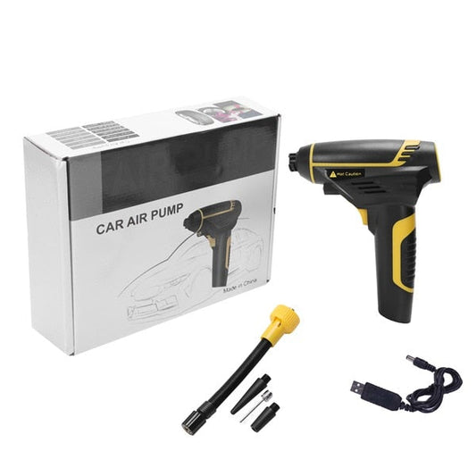 120W-os Hordozható Légkompresszor — Ideális Autóhoz, Motorhoz és Kerékpárhoz