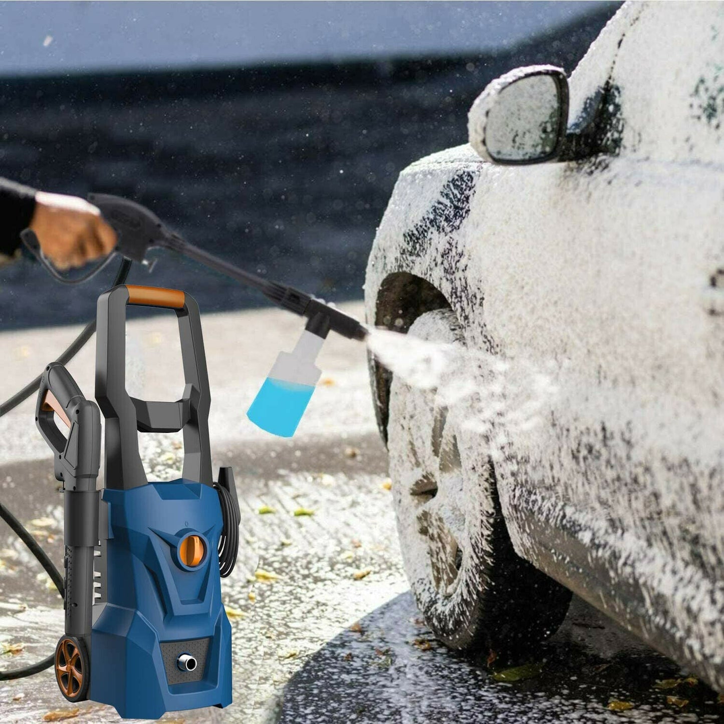 Magasnyomású Elektromos Tisztító — 3000 PSI teljesítmény az intenzív tisztításhoz