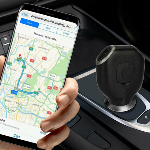 Przenośne urządzenie GPS do samochodu — Śledzenie w czasie rzeczywistym 