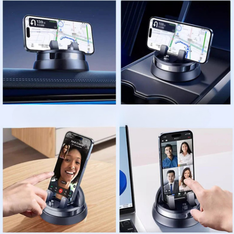 Ondersteuning Telefoon Auto 360° – Ultra-Stabiele Bevestiging 