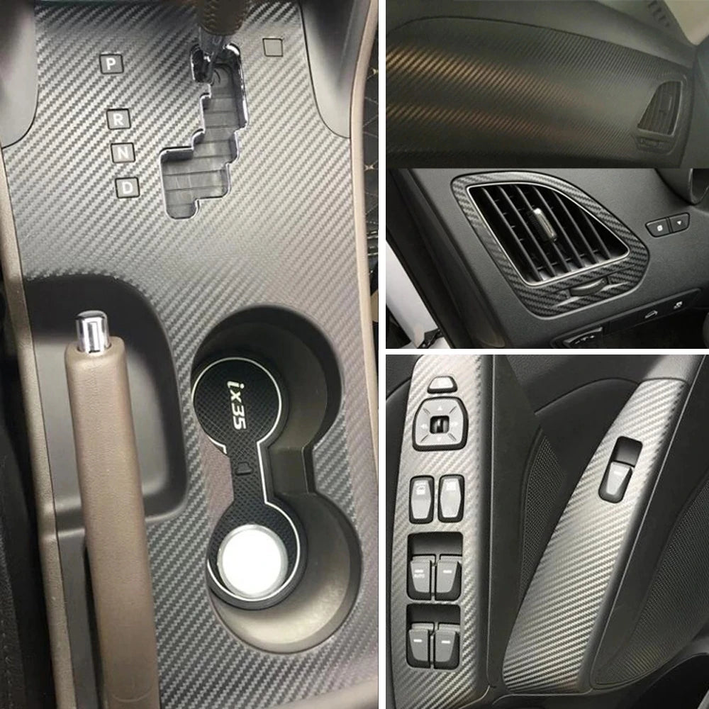Karbonfiberklistremerker for Hyundai ix35 (2010-2017) — Sportstil og beskyttelse 