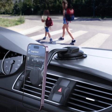 Wsparcie Telefonu Magnetycznego Uniwersalnego – Montaż na Desce Rozdzielczej 