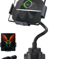 Support Telefono Auto – Fissaggio e Ricarica Senza Fili Integrata 