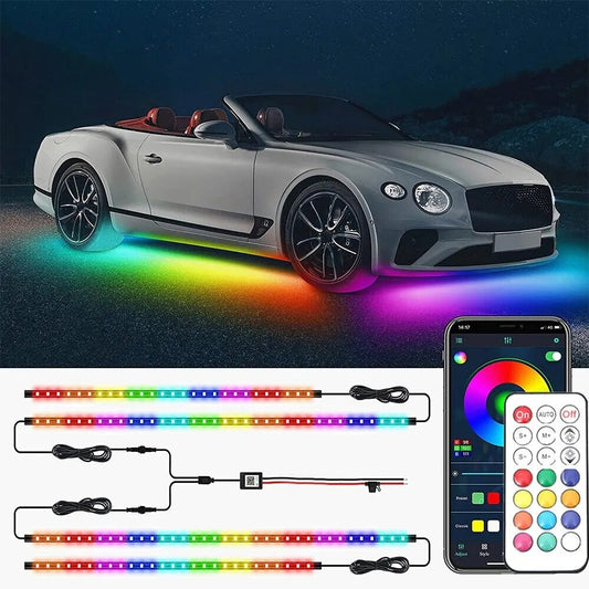 תאורת LED מתחת לרכב — אפקטים זוהרים מרהיבים ומותאמים אישית 