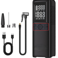 ポータブルエアコンプレッサー160PSI — コンパクトで持ち運びが簡単 