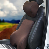 Bederní opěrka a polštářek pod hlavu z paměťové pěny - pohodlí a úleva pro záda