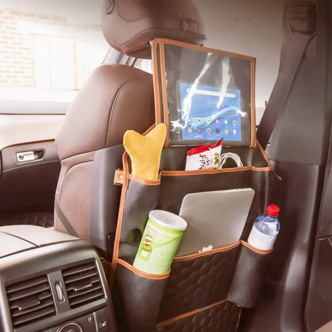 Organisateur De Siège Auto — Rangement Pratique Et Multifonction