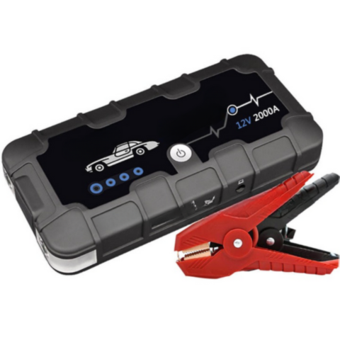 Avviatore di Batteria 12V 2000A — Carica Rapida & Multi-Uso 