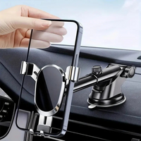 Soporte de Teléfono para Coche Ajustable — Instalación Fácil y Estable 