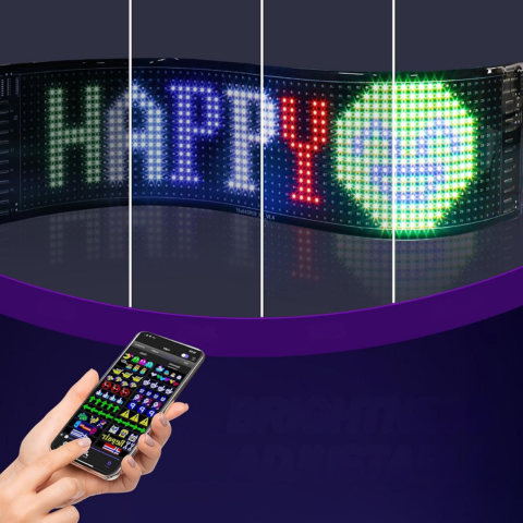 Programovateľná LED tabuľa pre auto — Moderná komunikácia a štýl 