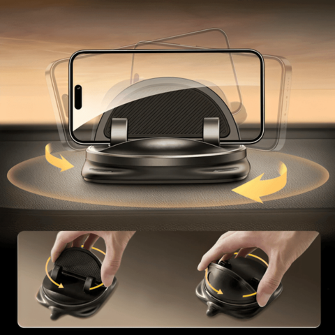 Support Téléphone Voiture — Ajustable Et Stabilité Renforcée