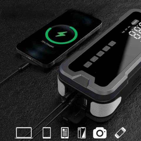 Intelligent Bilstartare – Bärbart och Mångsidigt Batteri 