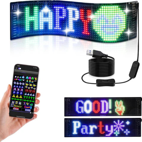 Ohjelmoitava LED-paneeli autolle — Viestintä & Moderni tyyli 