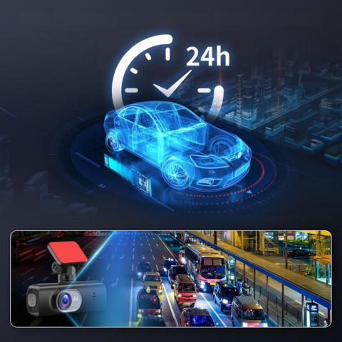 Dashcam Dvojitý Objektiv – Úplné Sledování A WiFi Připojení 