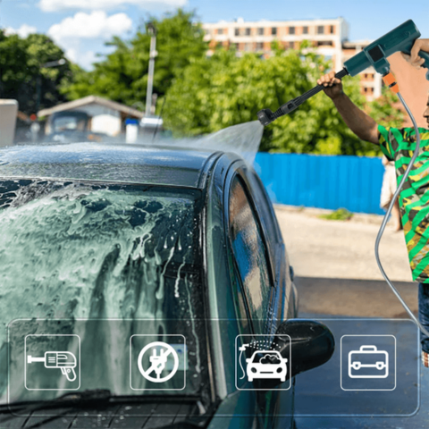 Nettoyeur Haute Pression Sans Fil — Puissance, Mobilité & Efficacité