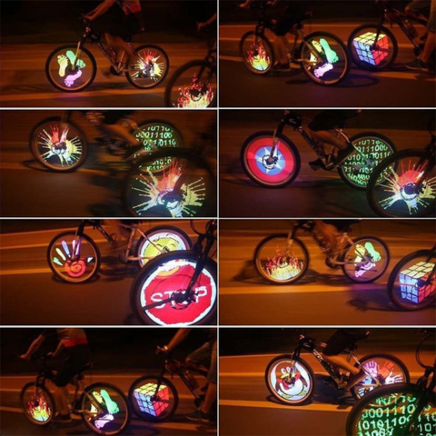 Customizable LED Lamp – For Bicycle Wheels 