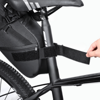 Veľká kapacita cyklistickej tašky na sedlo — vodotesná a reflexná 