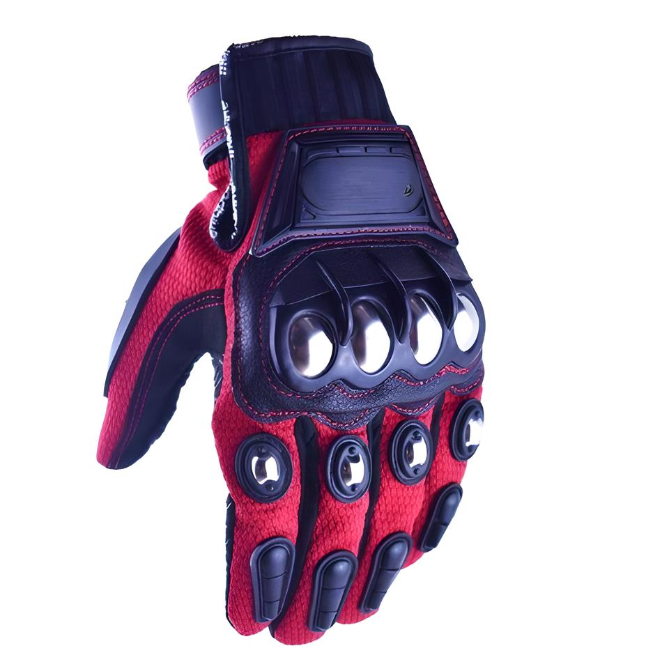Guantes de Moto con Refuerzos – Ideal para Ruta y Fuera de Pista 