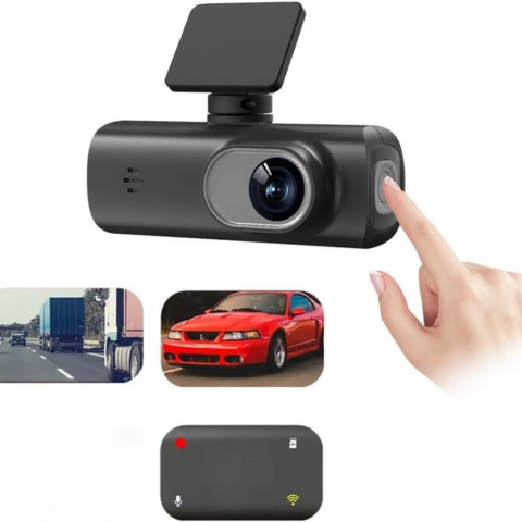 Dashcam Dvojitý Objektiv – Úplné Sledování A WiFi Připojení 