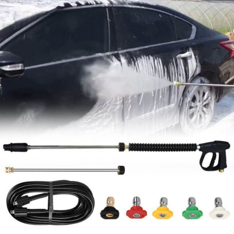 Pistolet De Lavage Haute Pression — Nettoyage Puissant Et Rapide