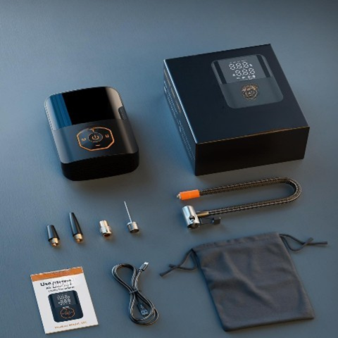 Portable Air Compressor — Fast and Powerful Cordless Inflator 