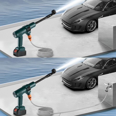 Nettoyeur Haute Pression Sans Fil — Puissance, Mobilité & Efficacité