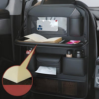 منظم مقعد السيارة مع جهاز لوحي مدمج - ضمان الراحة والعملية 