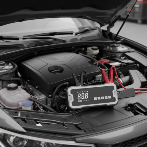 Bærbar Auto Starter — Multifunktionel med Kompressor 