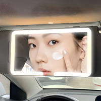 Lusterko samochodowe z oświetleniem LED – regulacja poziomu jasności 