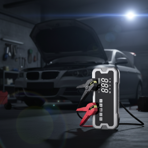 Bærbar Auto Starter — Multifunktionel med Kompressor 